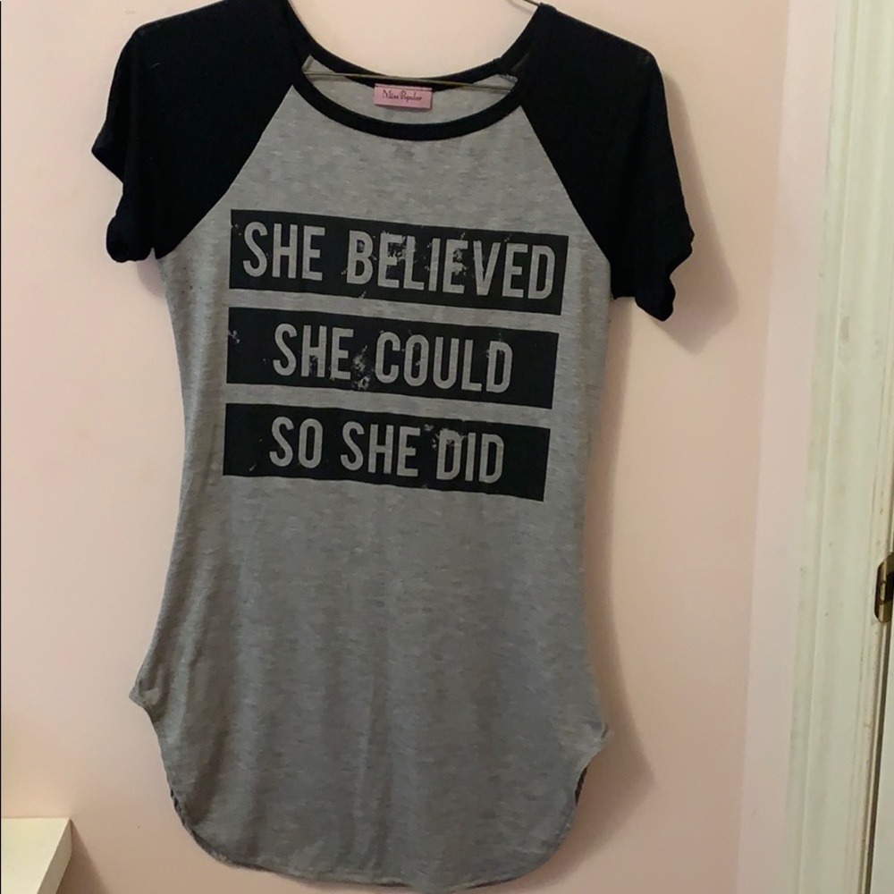 She Believed She Could so She Did